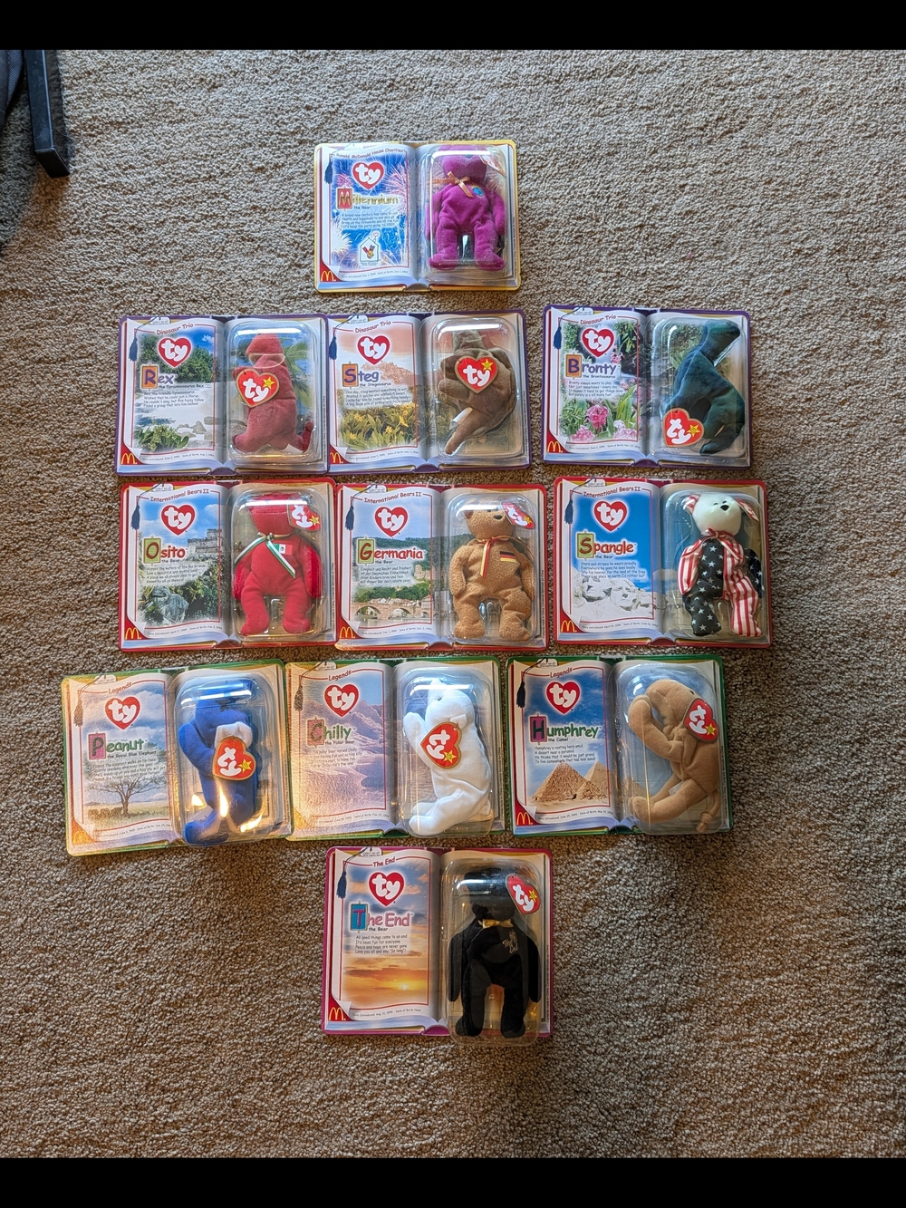 McDonald's Ty Beanie Babies Collectible - Complete Set